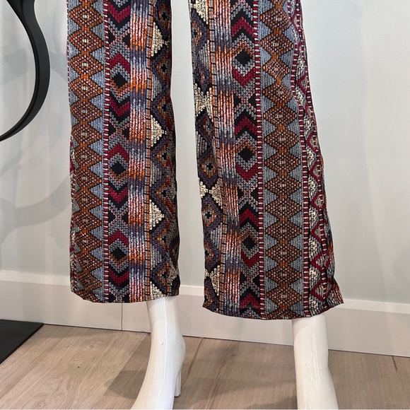 Boho Gypsy V - Waist Wide Leg Pants - Picture 7 of 14